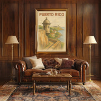 Puerto Rico Coastal Heritage Poster