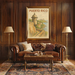 Puerto Rico Coastal Heritage Poster