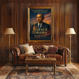 Barack Obama Patriotic Art Print Historical or Presidential Poster