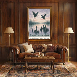 Lavender Marsh Poster