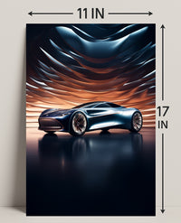 Futuristic Elegance Poster