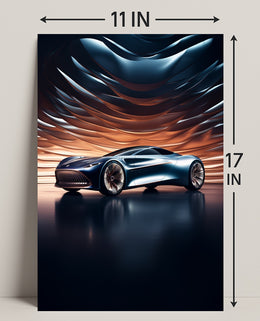Futuristic Elegance Poster