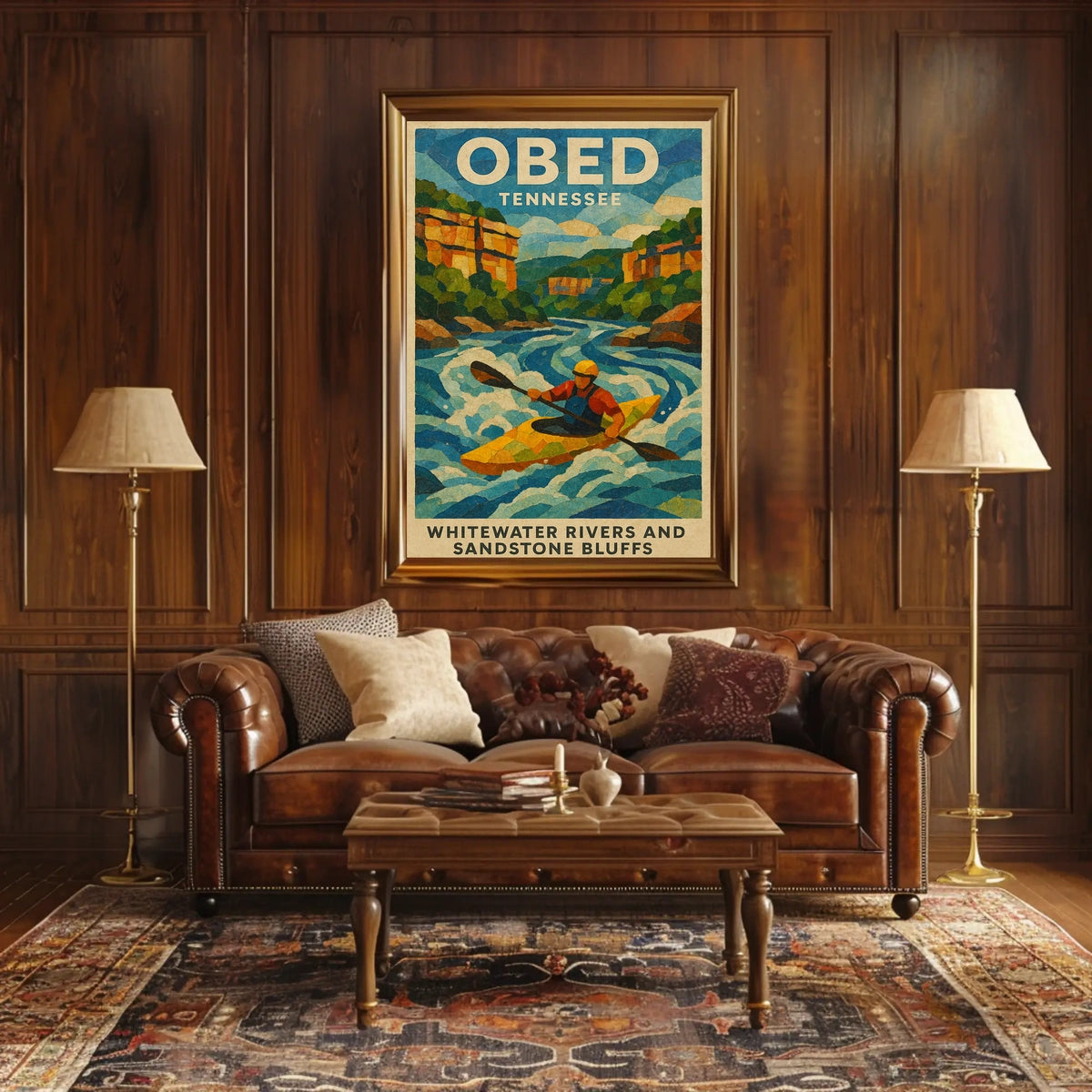 Obed, Tennessee Whitewater Adventure Poster