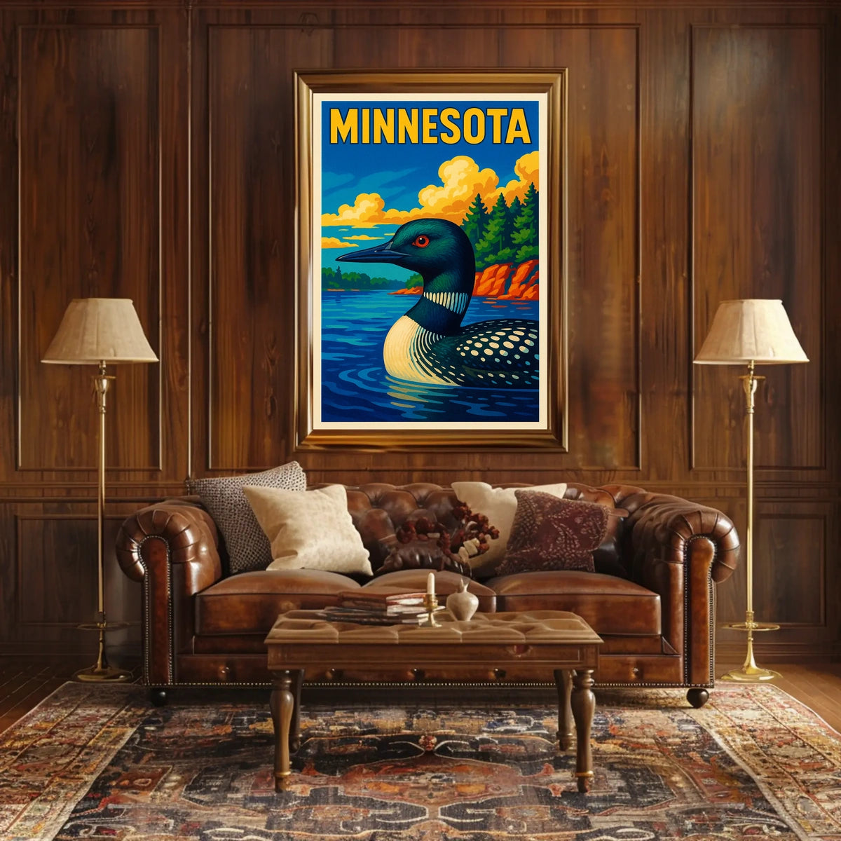 Minnesota Loon Poster