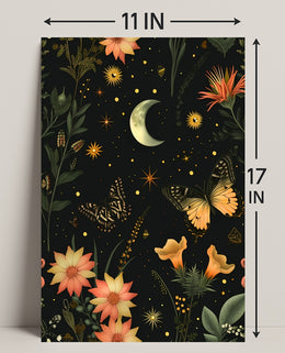 Enchanted Nighttime Scene Fantasy or Mythology Poster