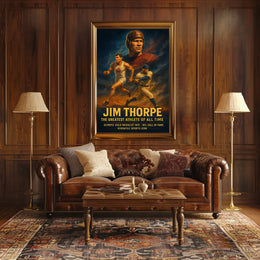 Jim Thorpe The Greatest Athlete of All Time Jim Thorpe Poster