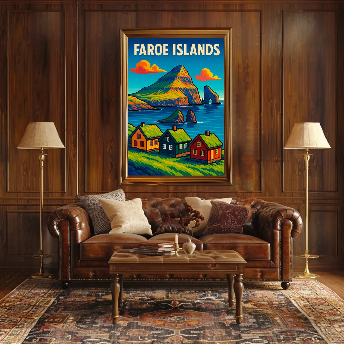 Faroe Islands Scenic Poster