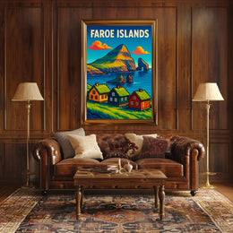 Faroe Islands Scenic Poster
