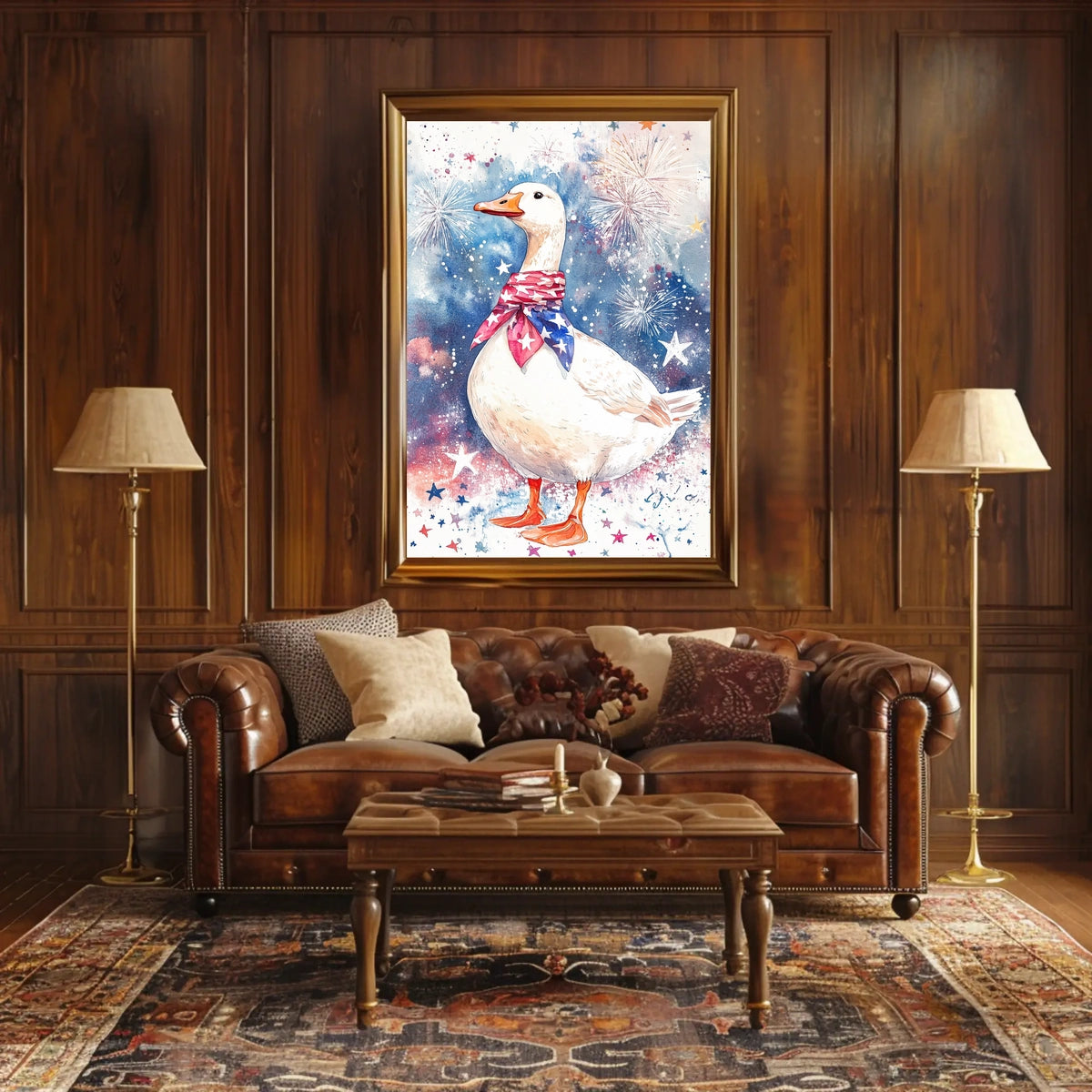 patriotic goose Poster