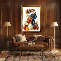 Vibrant Day of the Dead Celebration Cultural or Heritage Poster