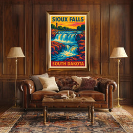 Sioux Falls South Dakota Poster