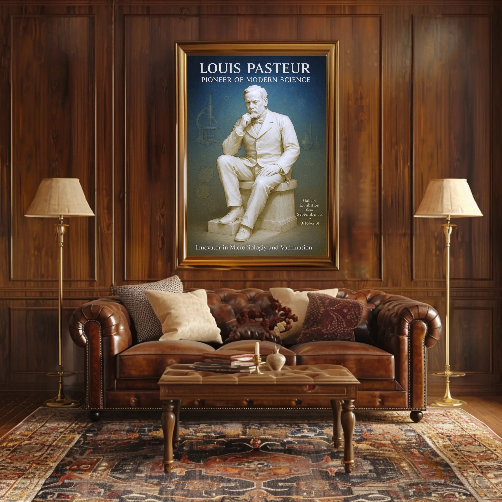 Louis Pasteur Pioneer of Modern Science Poster PosterGoat