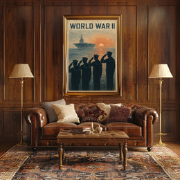 World War Ii Tribute Poster