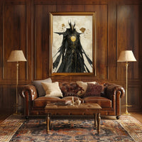 Dark Warrior Fantasy Art Poster PosterGoat