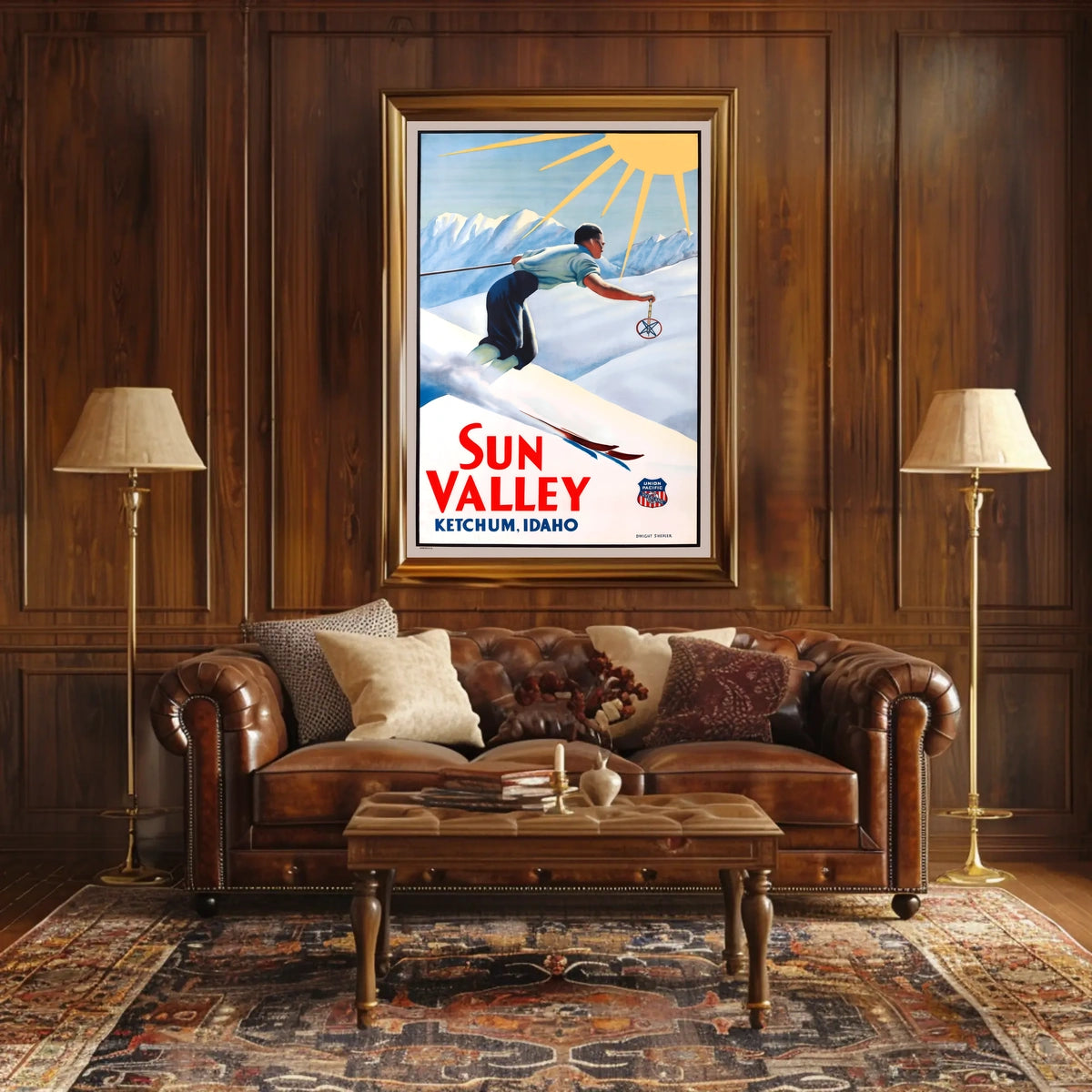Sun Valley Skiing Adventure Poster