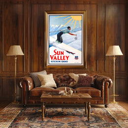 Sun Valley Skiing Adventure Poster