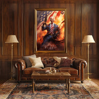 Joe Biden 46th President Funny Patriotic Poster