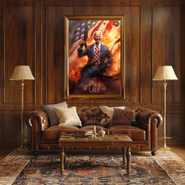 Joe Biden 46th President Funny Patriotic Poster