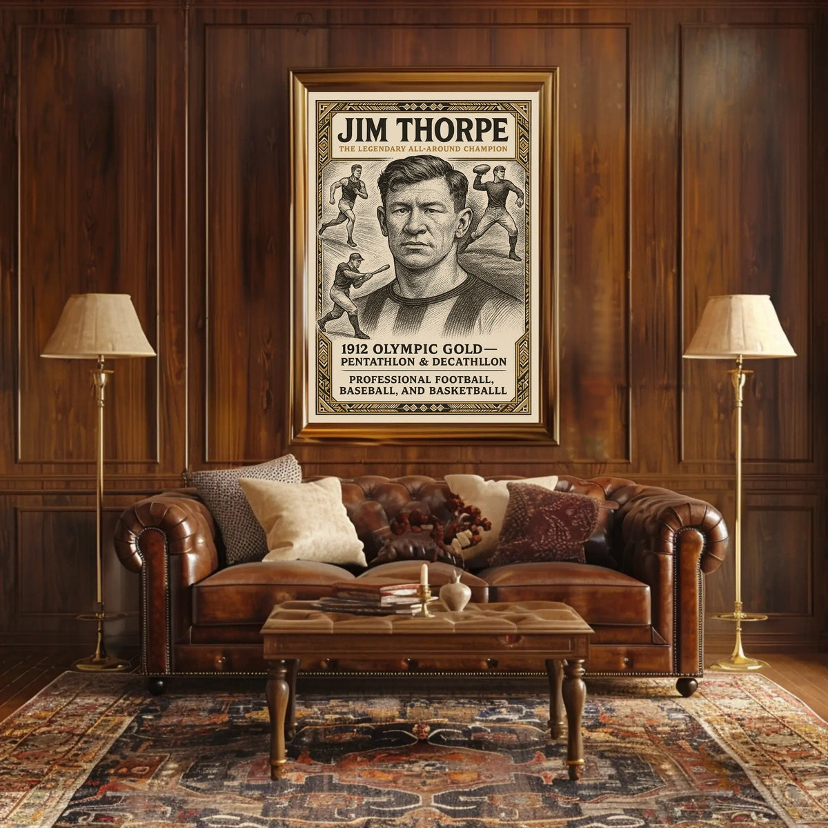 Celebrating a Legendary Athlete Poster