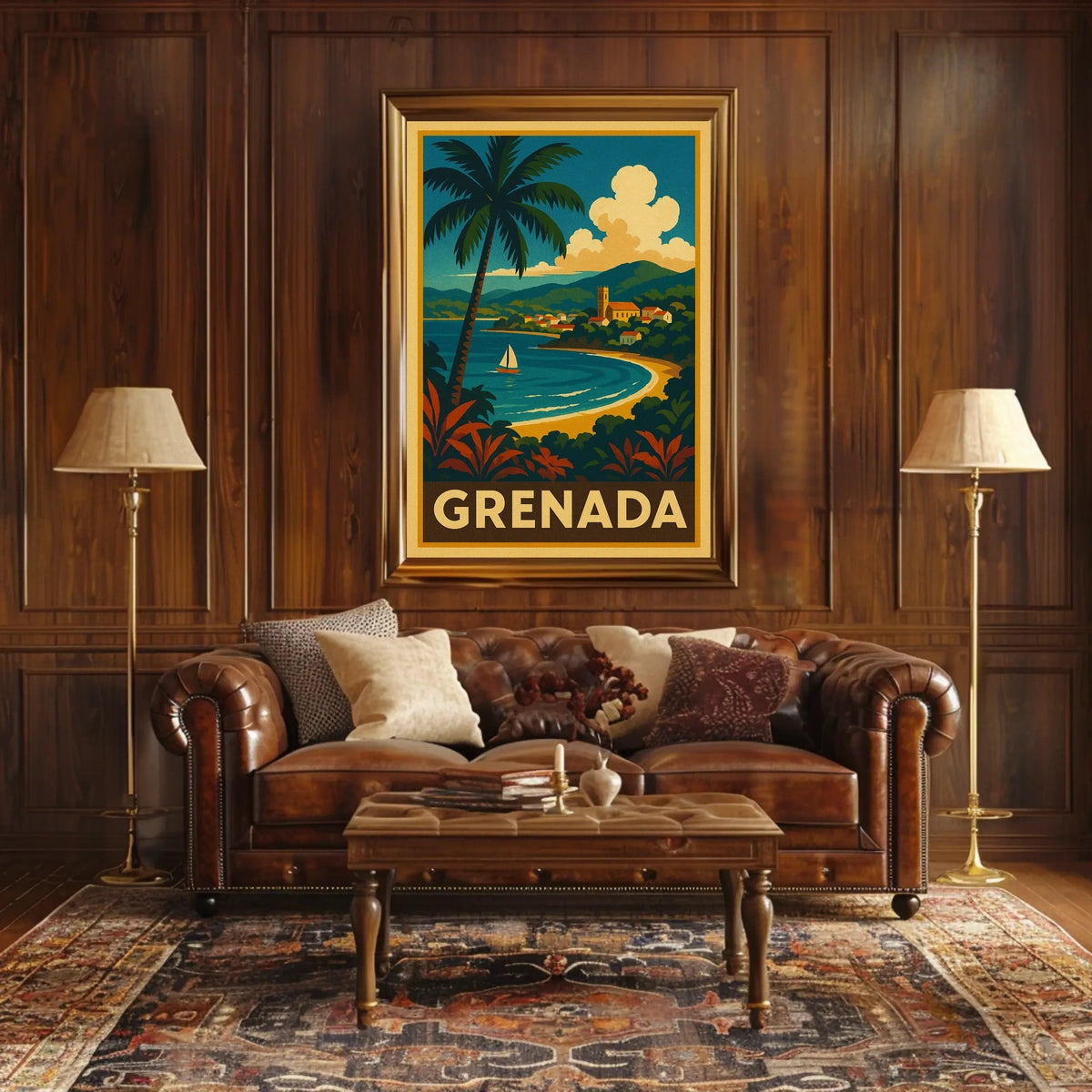 Grenada Travel Poster
