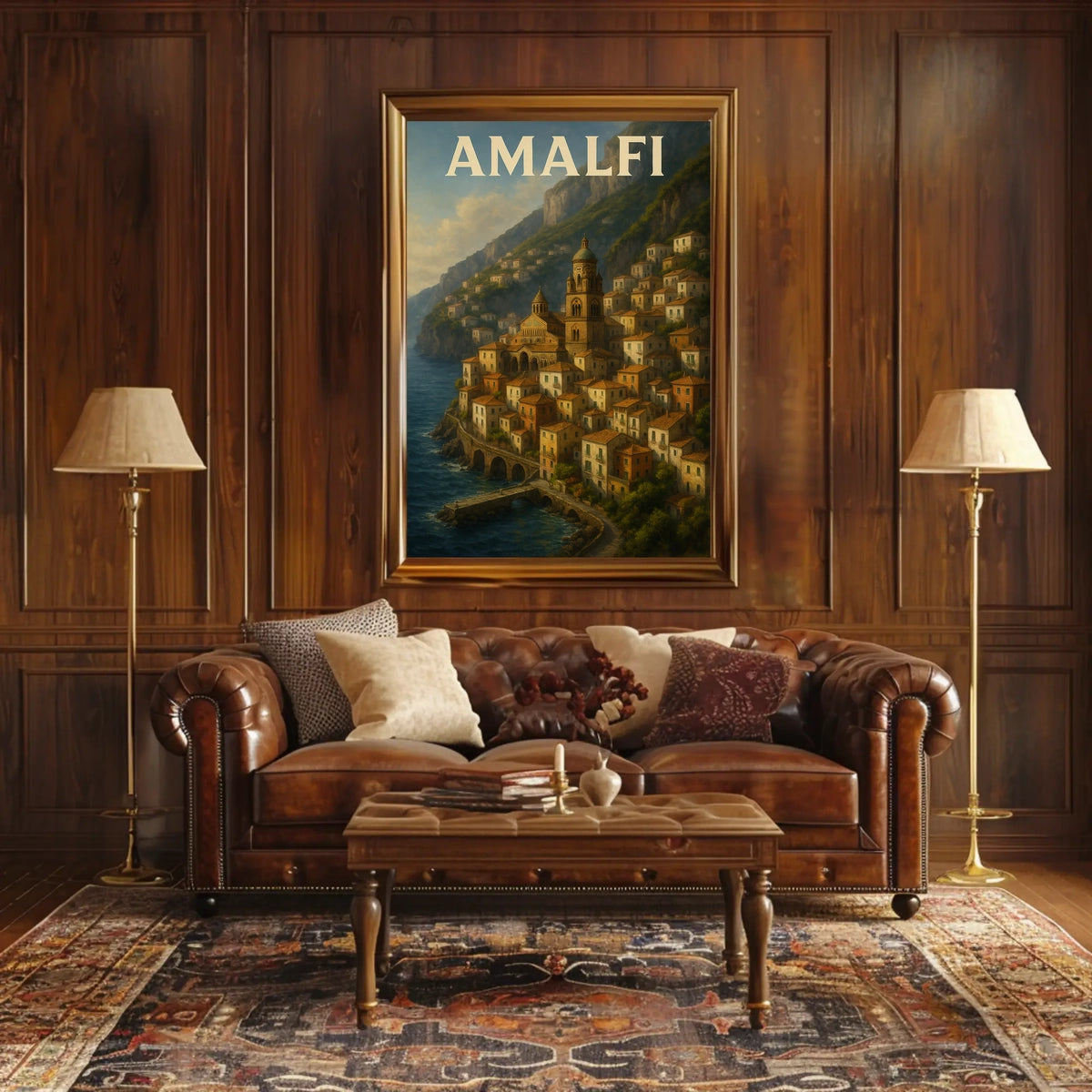 Amalfi Coast Charm Poster