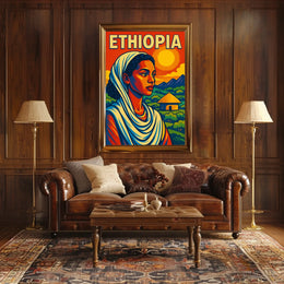 Ethiopia A Vibrant Heritage Poster