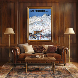 Ski Portillo Chile Vintage Travel Poster PosterGoat