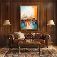 Abstract Cityscape Abstract Poster