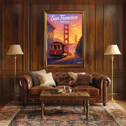 San Francisco California Dream Poster PosterGoat