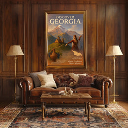 Discover Georgia Where Tradition Meets Poster
