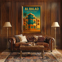 Al Balad The Colorful Old City Poster