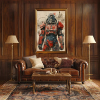 Retro-Futuristic Armor Poster PosterGoat