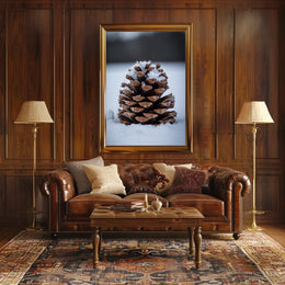 Winter Pinecone Poster