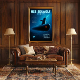 USS Seawolf Nuclear Pioneer Poster PosterGoat