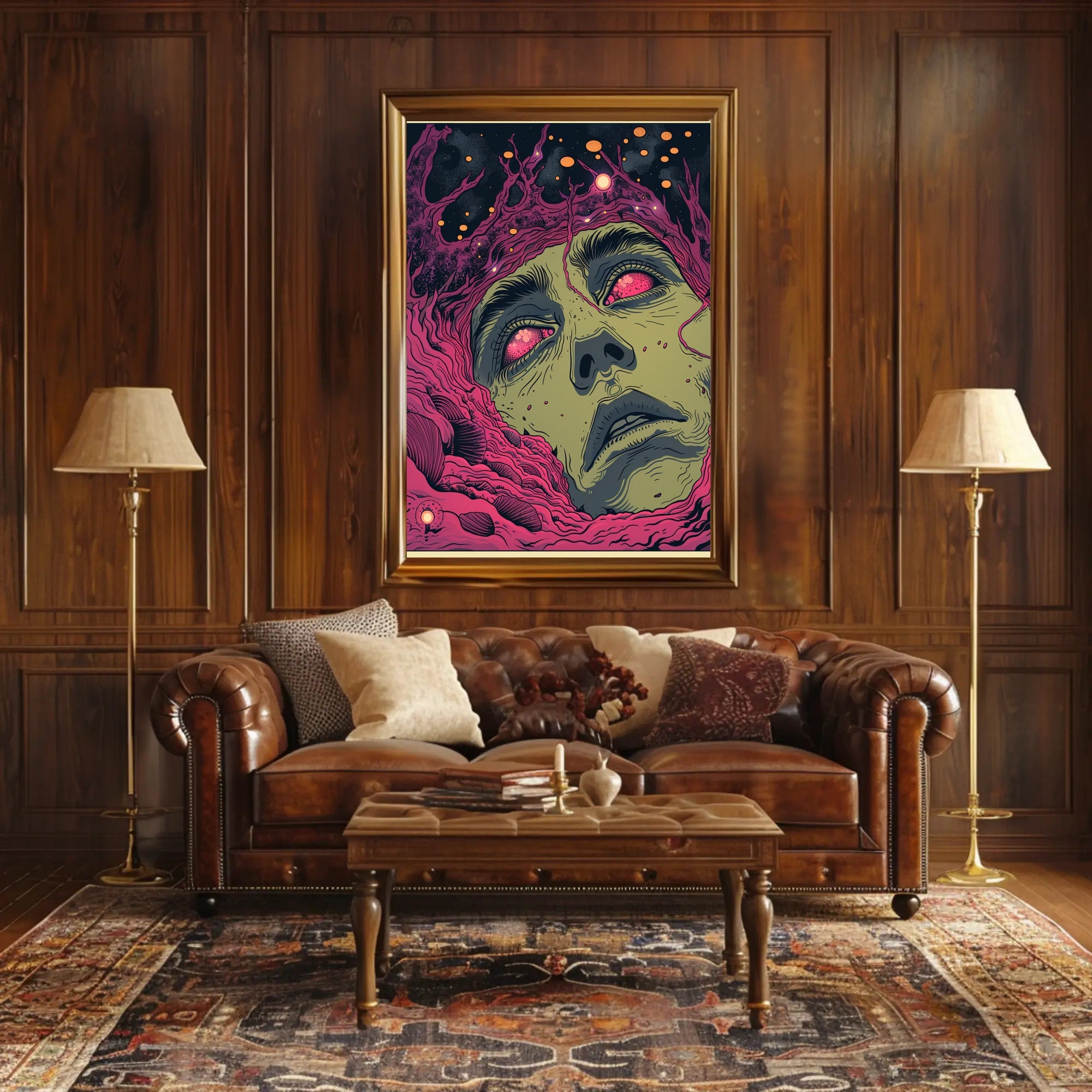 Cosmic Awakening Art Print Poster for Home Decor and Wanderlust Enthusiasts PosterGoat