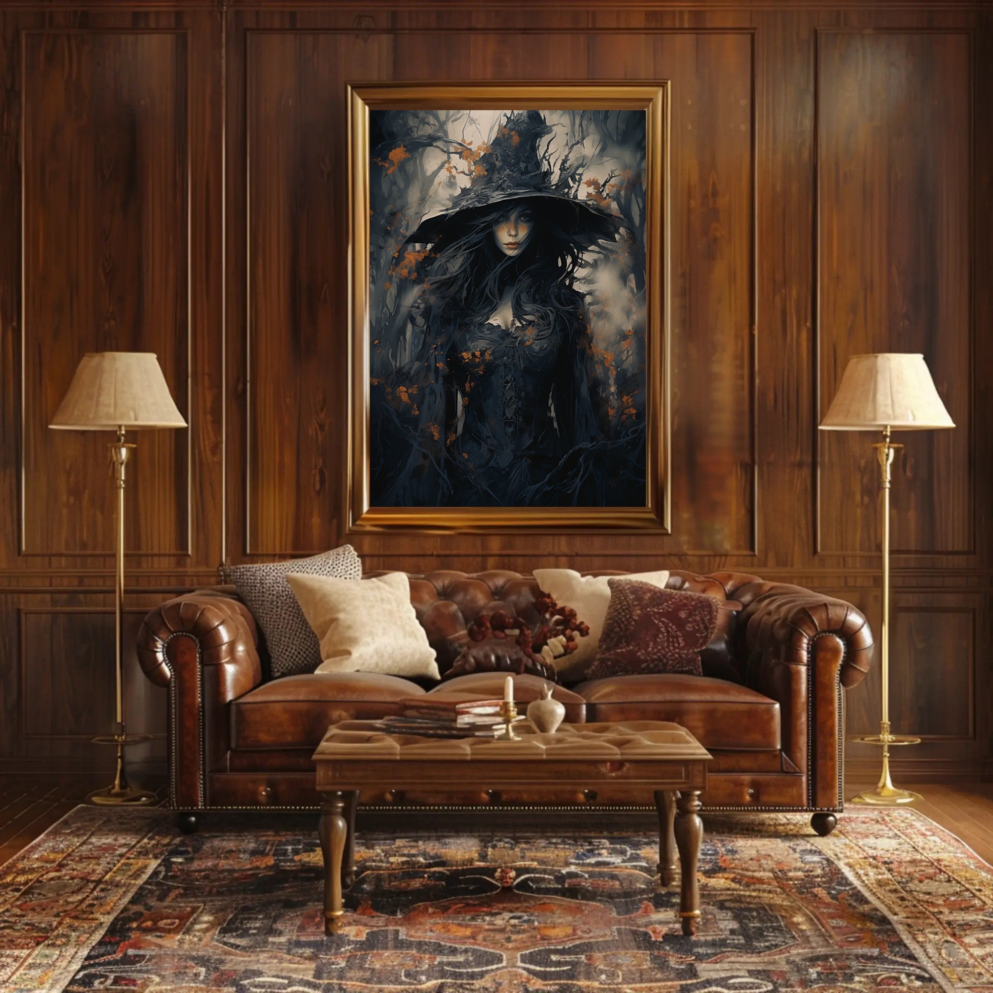 Enigmatic Forest Witch Poster