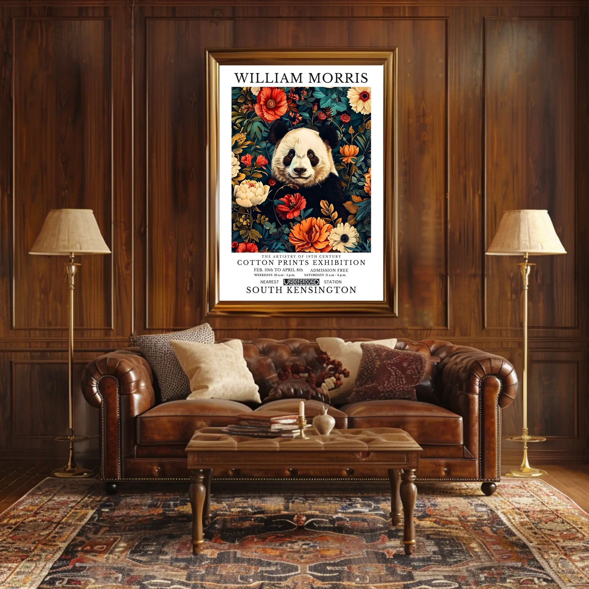 Cotton Prints Exhibition Poster: Cultural or Heritage Poster
