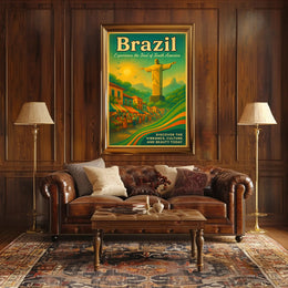 Discover Brazil Poster