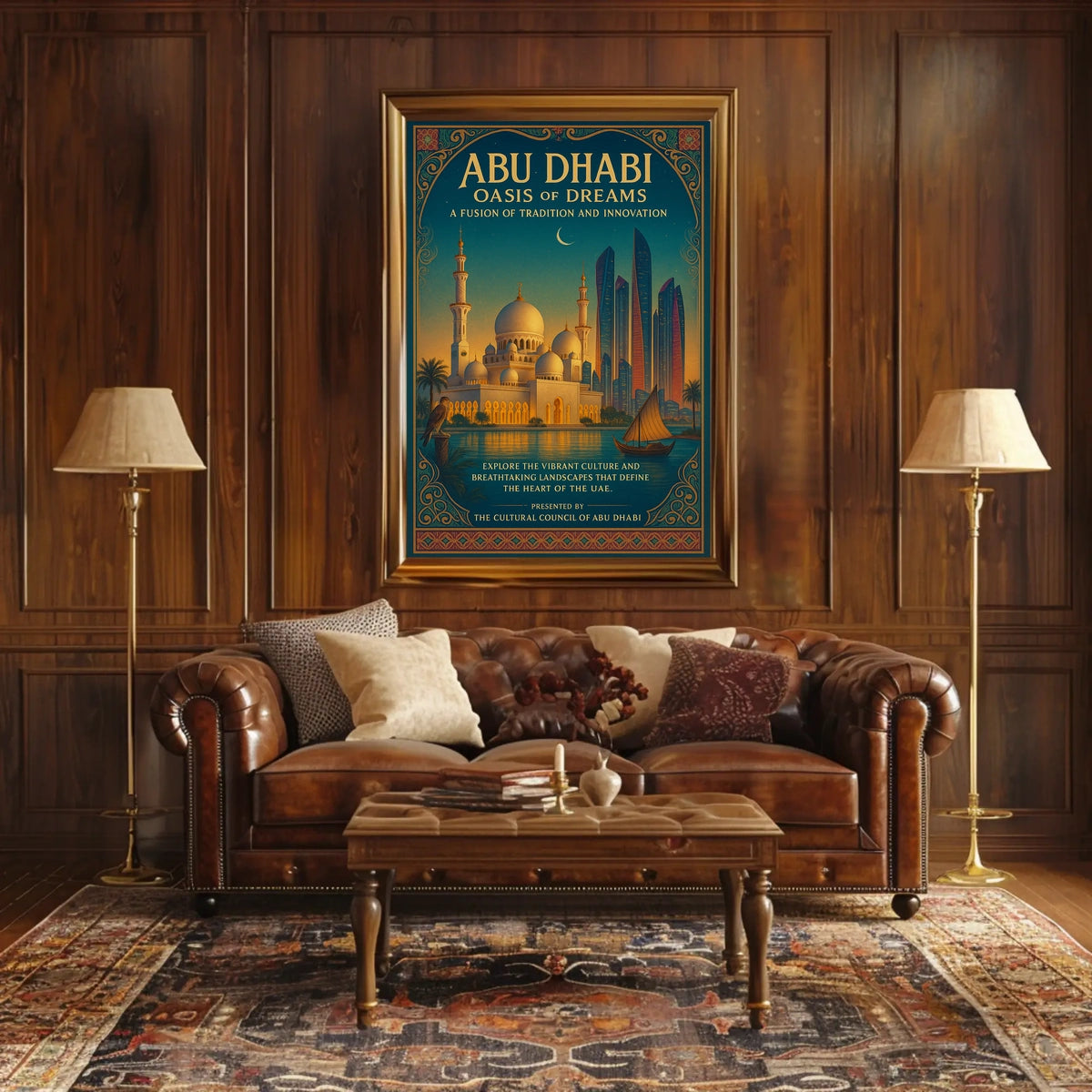 Abu Dhabi Oasis of Dreams Poster