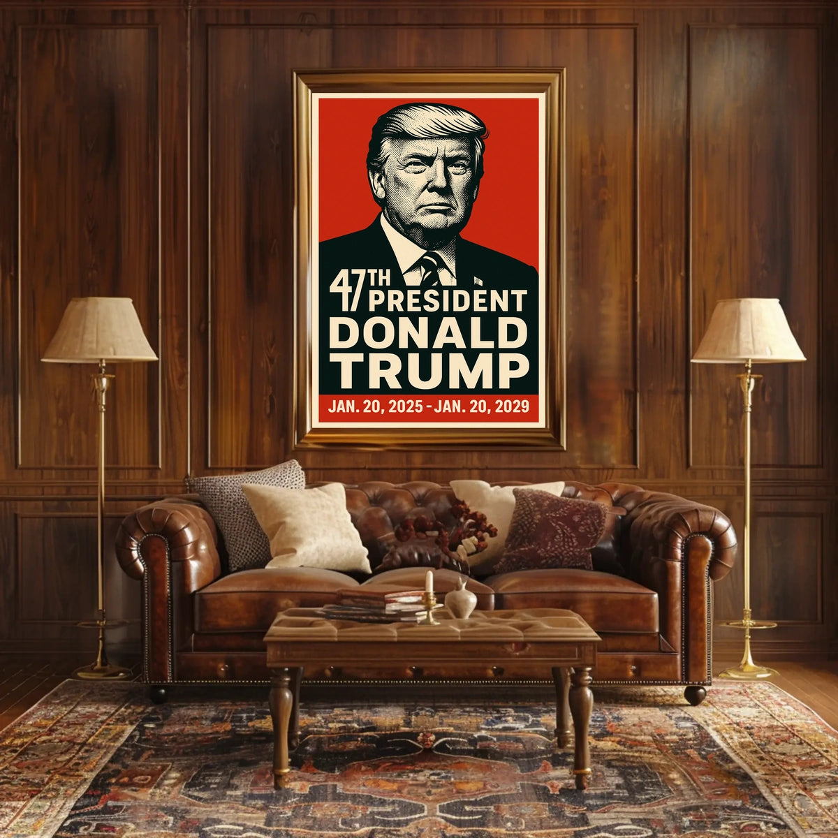 Donald Trump 47th President Poster