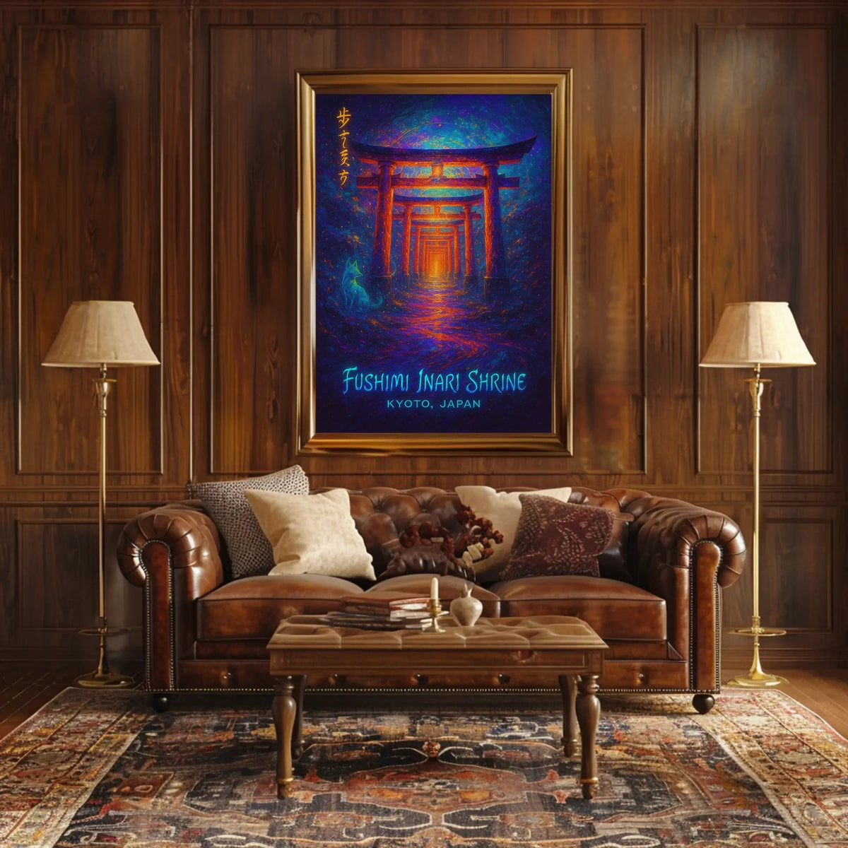 Fushimi Inari Shrine Kyoto Japan Torii Poster