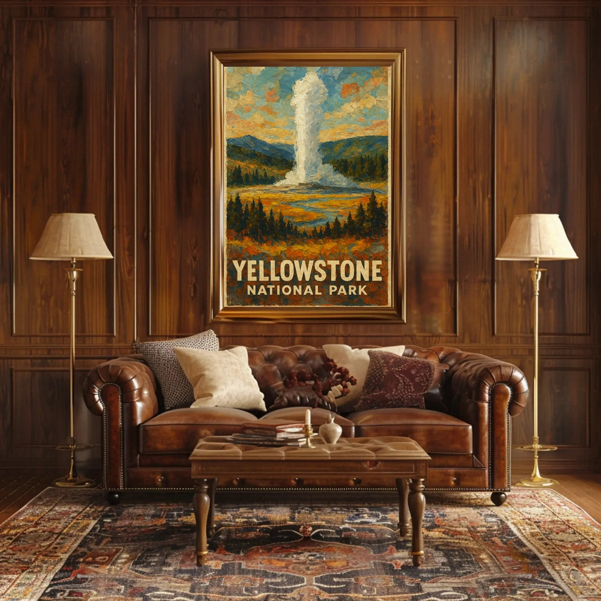 Yellowstone National Park Poster