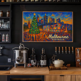 Christmas in Melbourne Poster