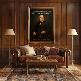 William McKinley Historical Portrait Presidential Poster PosterGoat