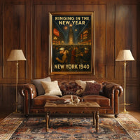 Ringing in the New Year New York 1940 Poster