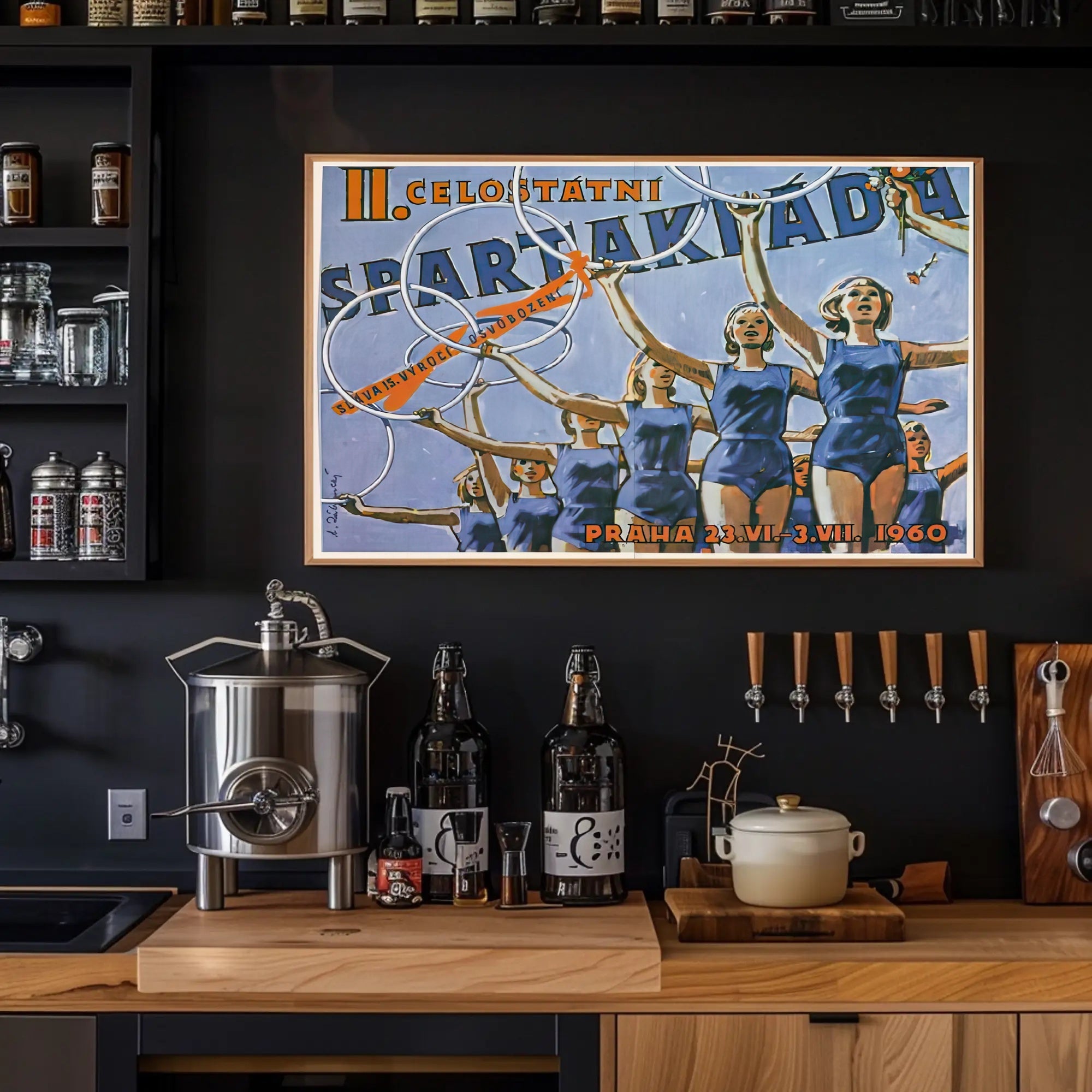 II. National Spartakiad 1960 Poster