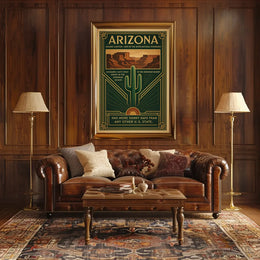 Arizona Natural Wonders Travel Poster