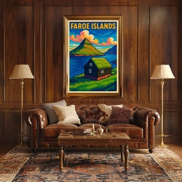 Faroe Islands Scenic Poster