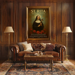 St. Rita Patron of Impossible Causes Poster