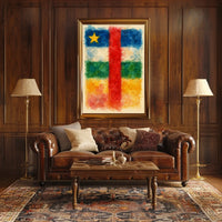 Watercolor Flag Art Wanderlust Poster